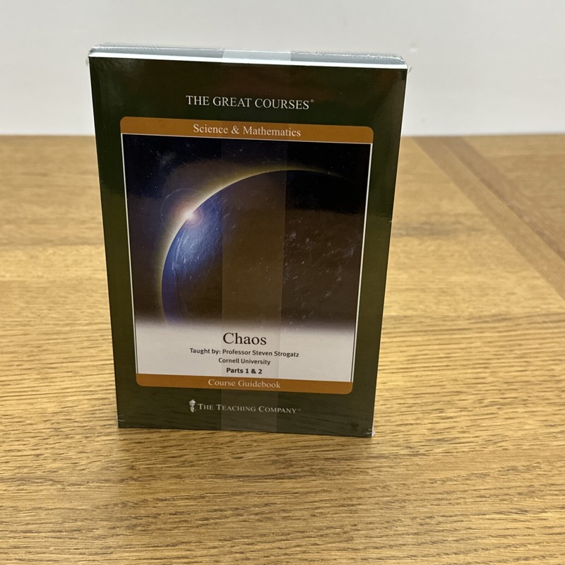 The Great Courses: Chaos Parts 1 & 2 DVDs & Guidebook - Brand NEW SEALED gallery