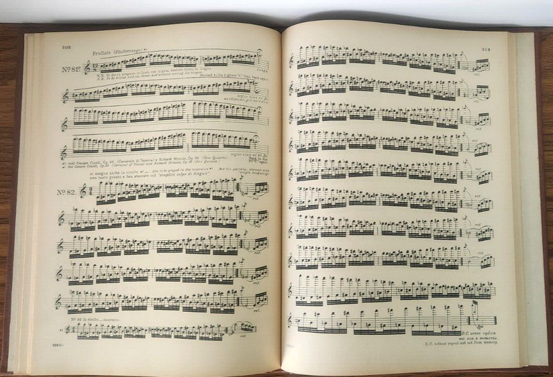 L’indispensabile complete modern school for flute 101 exercises preludes 1911
