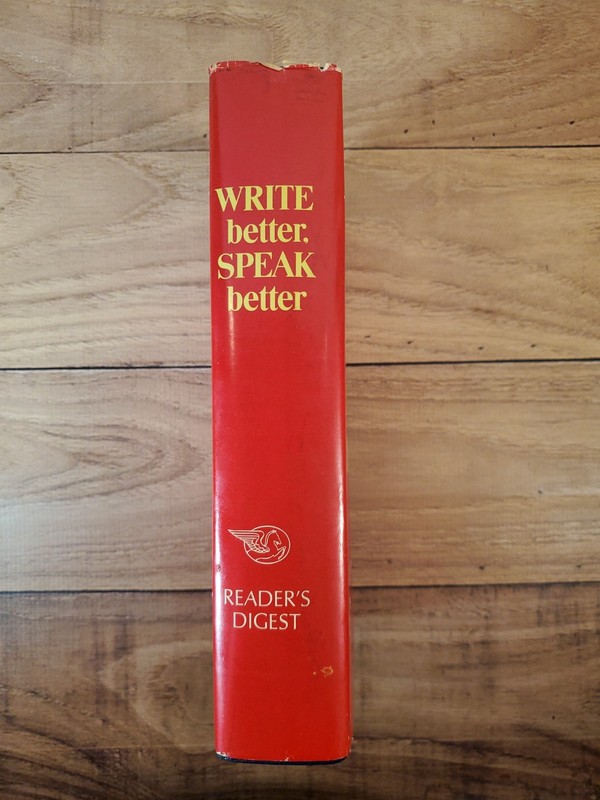 Reader's Digest Write Better Speak Better Reader's Digest Association HC DJ gallery