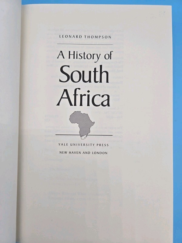 A History of South Africa 1990 Leonard Thompson HBDJ Ex-Lib gallery
