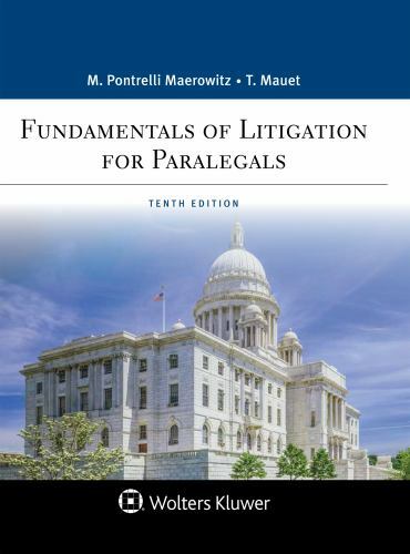 Aspen Paralegal Ser.: Fundamentals of Litigation for Paralegals by Thomas A….