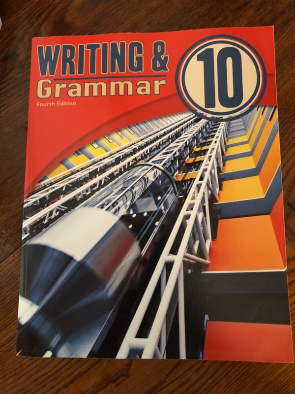 NEW & UNUSED Bob Jones Writing & Grammar 10 STUDENT Worktext 4th ed. Homeschool