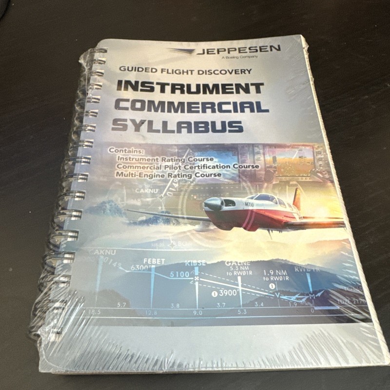 Jeppesen Instrument/Commercial Syllabus | 10001785-005 (In Plastic)