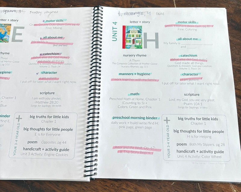 The Gentle + Classical Preschool 2nd Edition Bundle includes Teachers Guide gallery