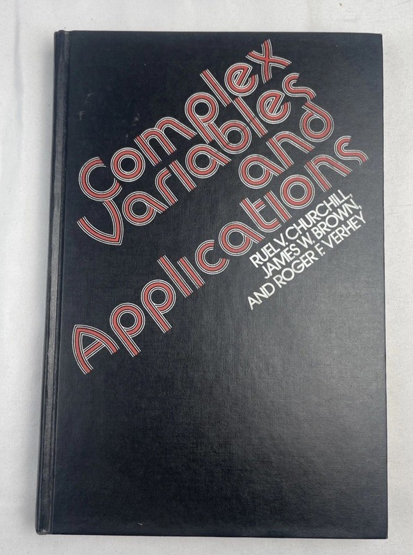 Complex Variables and Applications by Churchill Brown & Verhey 1974 VINTAGE MATH