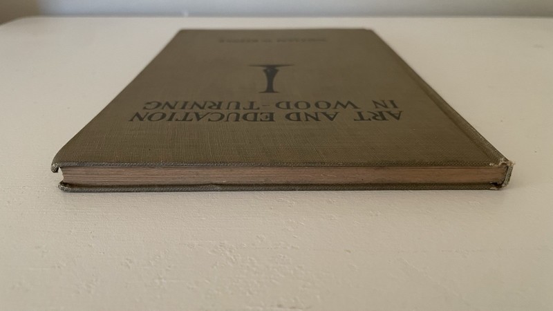 Antique Art and Education in Wood-Turning William W. Klenke 1921 First Ed Book gallery