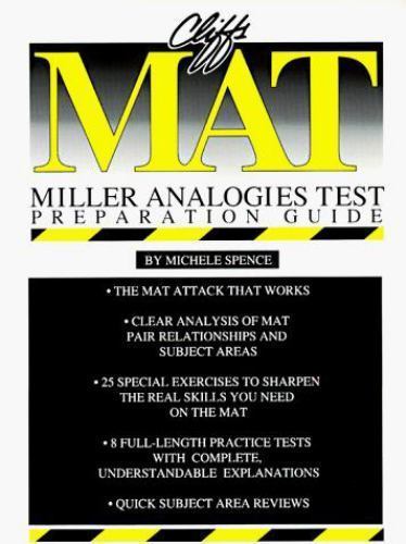 Miller Analogies Test: Preparation Guide by Michele Spence