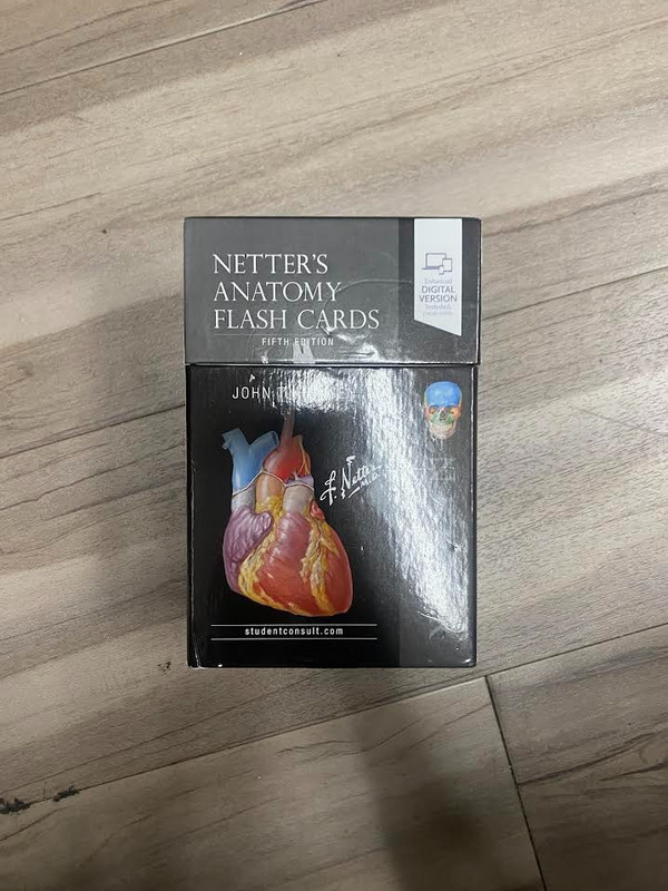 Netter’s Anatomy Flash Cards Fifth Edition John T. Hansen Illustrated/Digital