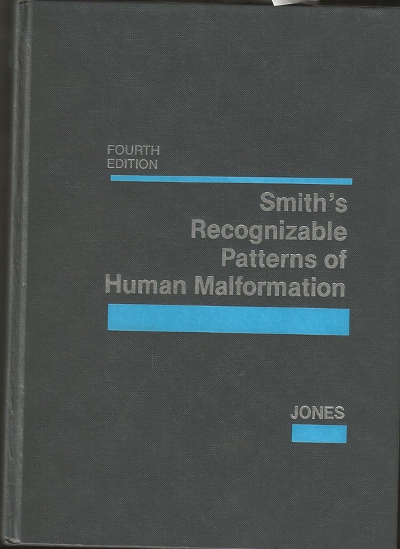 Smith’s Recognizable Patterns of Human Malformation Hardcover 1988 4th edition