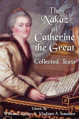 William E. Butler Vladimir A. The Nakaz of Catherine t (Paperback) (UK IMPORT)