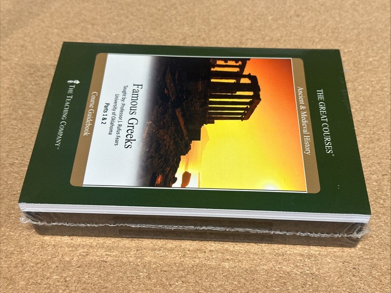 SEALED The Great Courses Famous Greeks Ancient Medieval History DVD Guidebook gallery