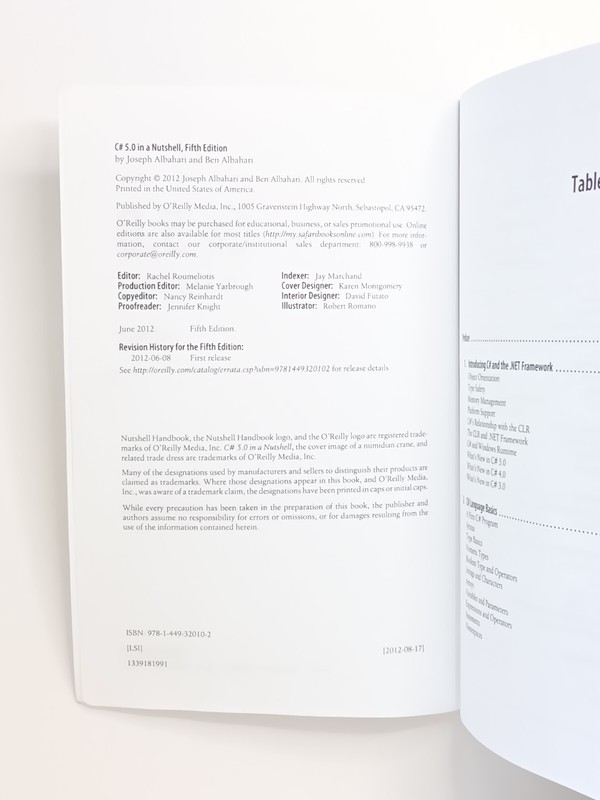 C# 5. 0 in a Nutshell : The Definitive Reference by Joseph Albahari and Ben... gallery
