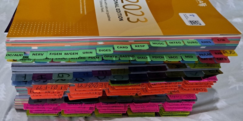Used OPTUM 2023 MEDICAL CODING BOOKS, icd10, Cpt Hcpcs. gallery