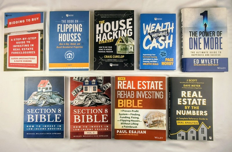 Real Estate Investing Book Lot of 9 Rentals Flipping Rehab Foreclosure Mindset