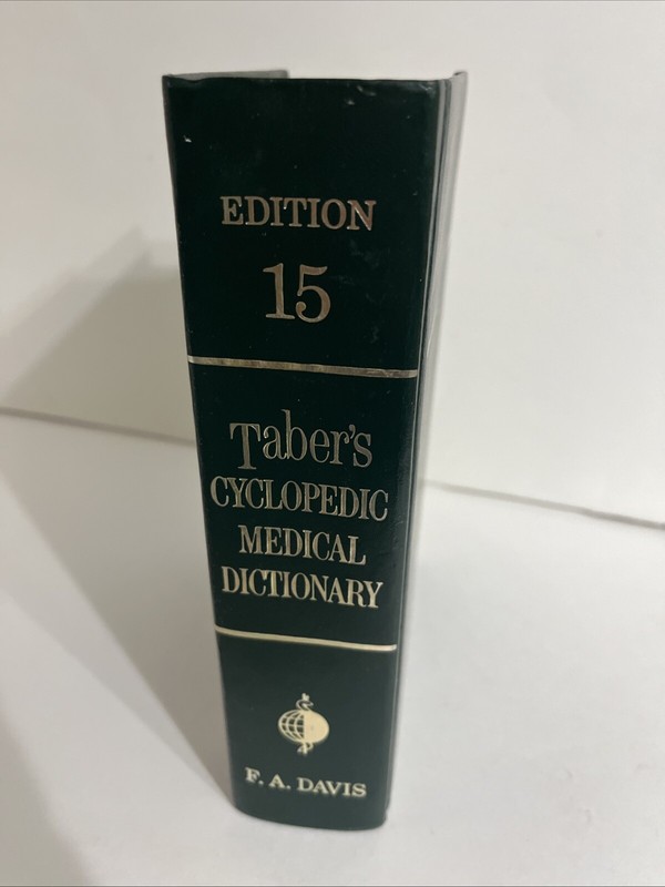 Taber's Cyclopedic Medical Dictionary Vintage 1985 Edition 15 F A Davis Company gallery