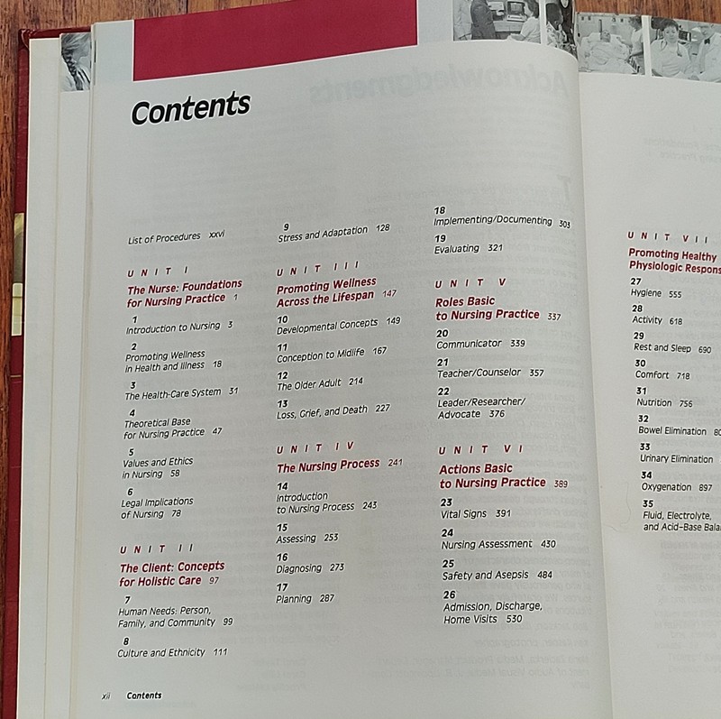 Fundamentals of Nursing: The Art and Science of Nursing Care Textbook 1989 gallery