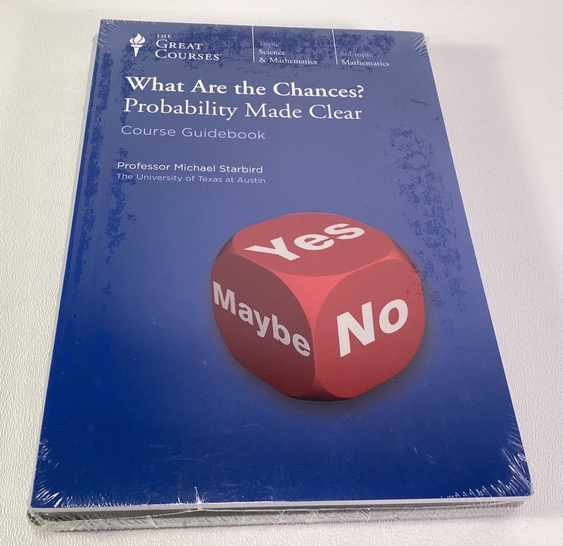 The Great Courses What Are the Chances? Probability Made Clear DVD Sealed NEW