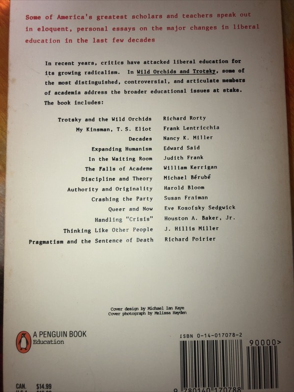 Wild Orchids and Trotsky : Messages from American Universities by Mark Edmundson gallery
