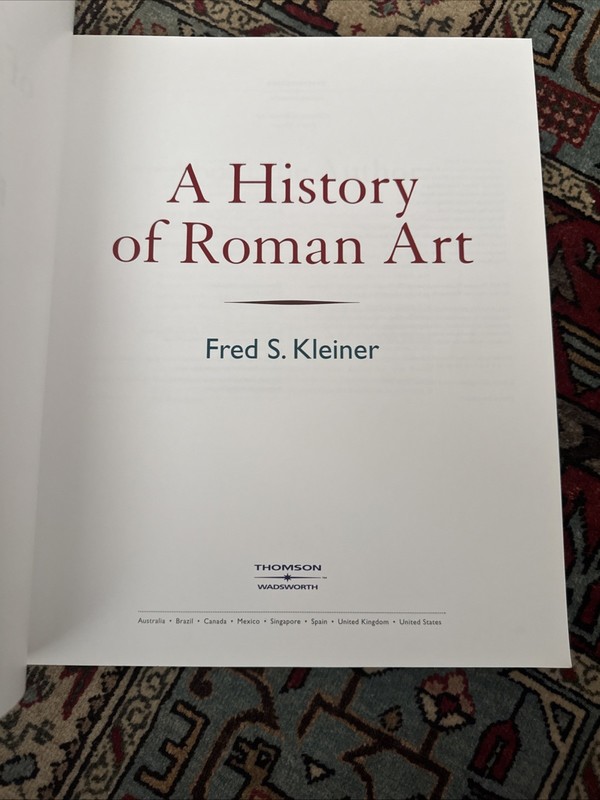 A History of Roman Art by Fred S Kleiner 2007 Paperback Instructor’s Edition gallery