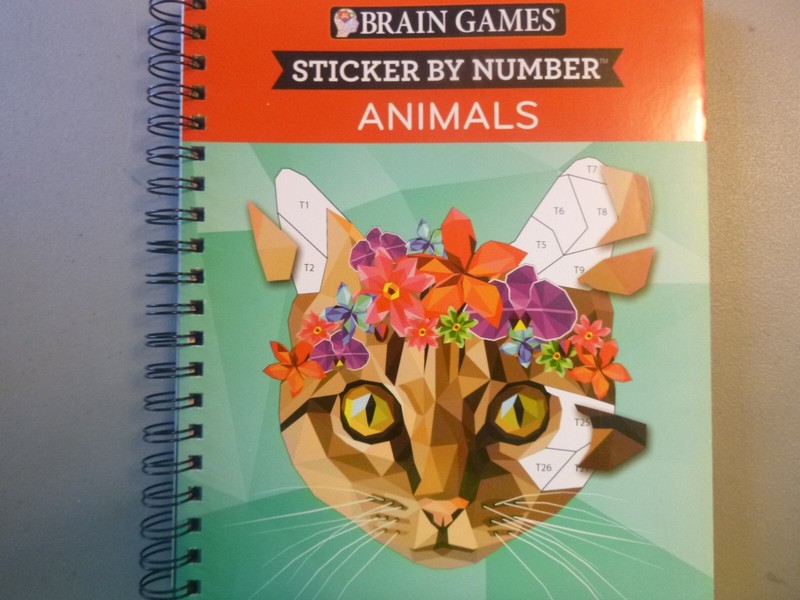 Brain Games – Sticker By Number – ANIMALS