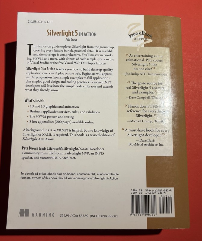 Silverlight 5 in Action (Revised Ed. of Silverlight 4) P. Brown 2012 Manning PB gallery