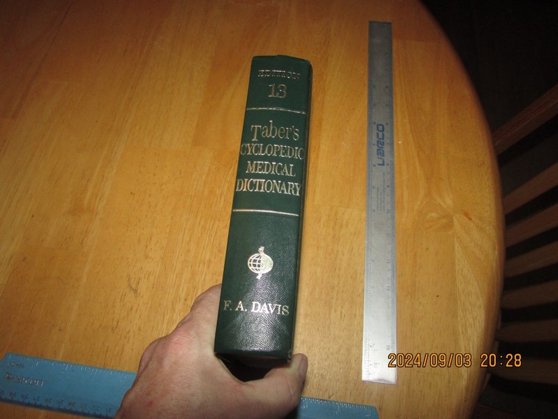 Taber's Cyclopedic Medical Dictionary by Clayton L. Thomas (1977, Hardcover) gallery