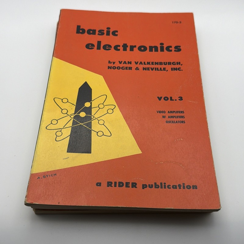 Vintage 1955-1959 Basic Electronics Manuals By Van Valkenburgh Vol 2-5 gallery