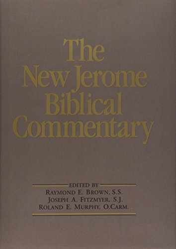 The New Jerome Biblical – Hardcover, by Brown Raymond Edward; – Very Good b