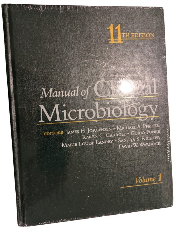 Manual of Clinical Microbiology, 11th Edition 2 Volume Set – NEW in Cellophane