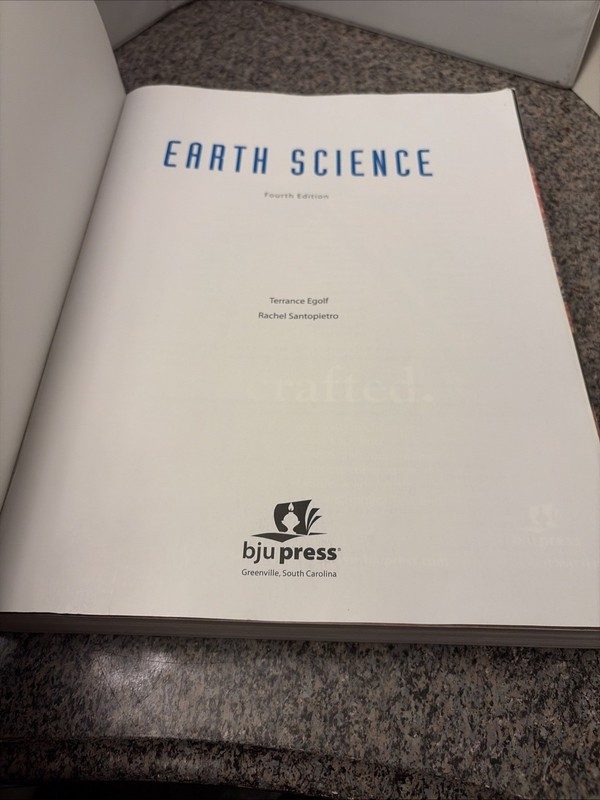 BJU Earth Science, 4th Ed. by Santopietro & Egolf (2012, Trade Paperback) gallery