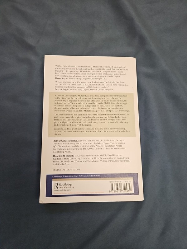 A Concise History of the Middle East Paperback 12th Edition 2019 gallery