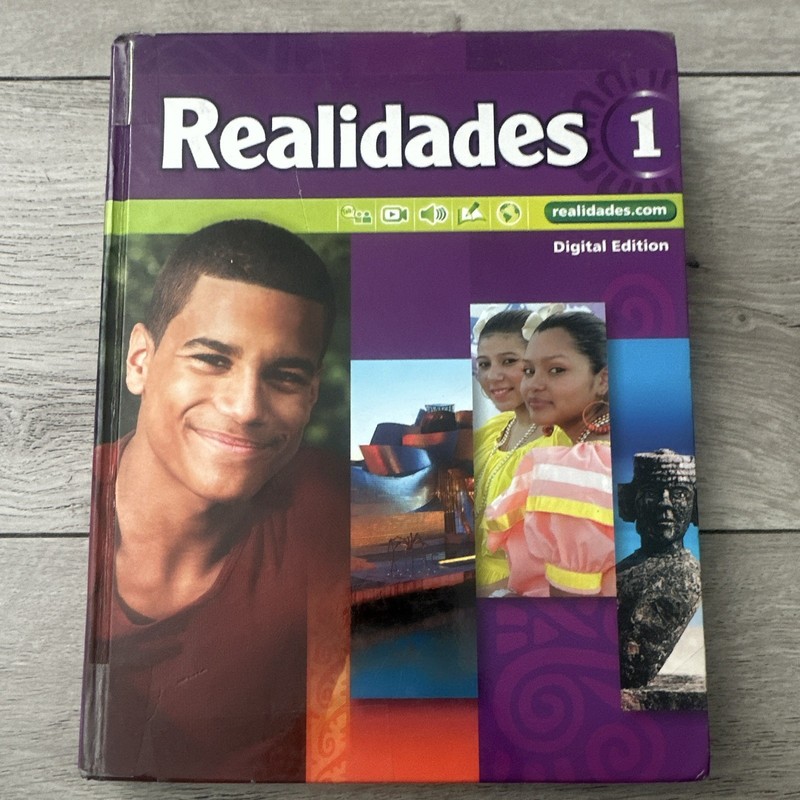 Pearson Realidades 1 Spanish Textbook Digital Edition Hardcover HS 2008 ISBN