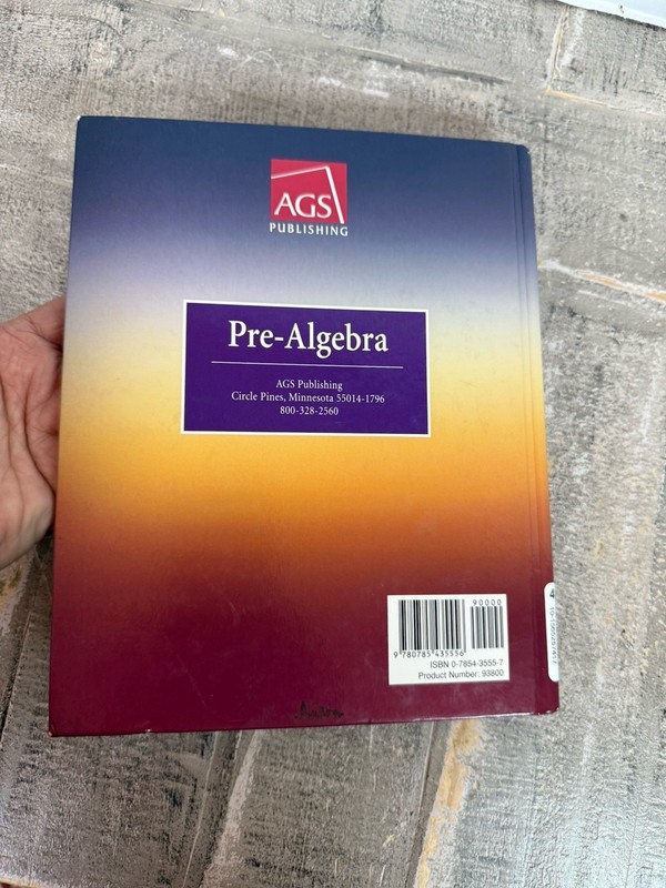 AGS Pre-Algebra gallery