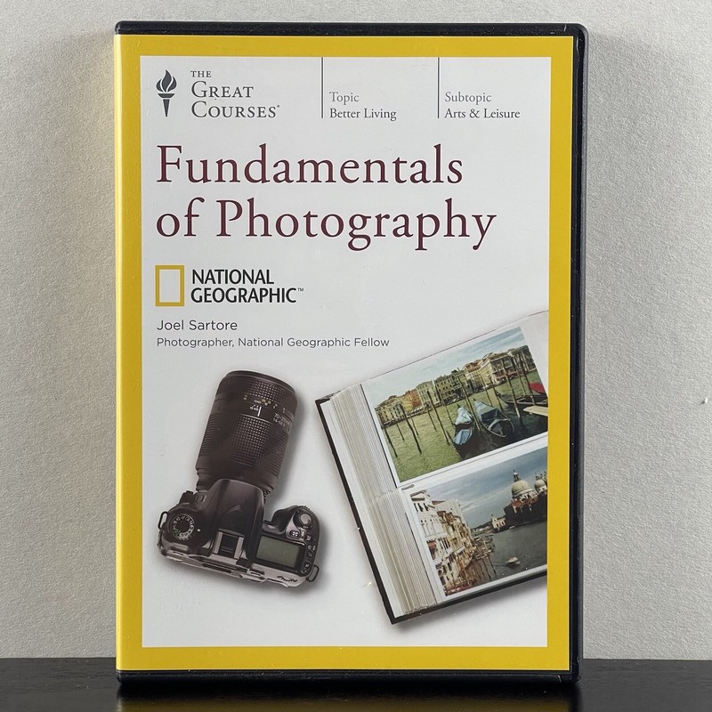 Fundamentals of Photography by Joel Sartore (2012, 4 DVD Set) The Great Courses