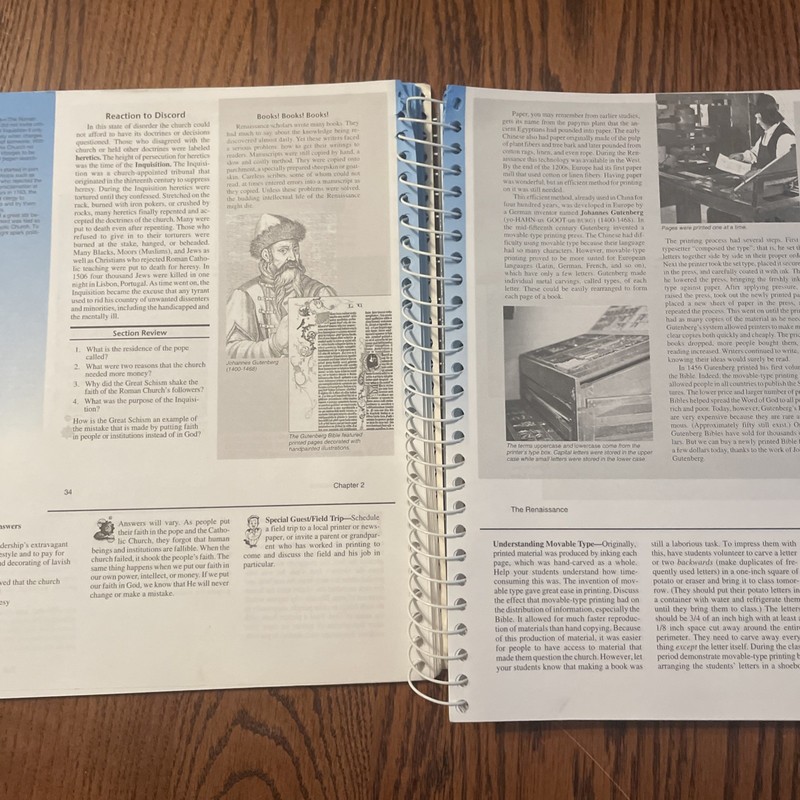 World Studies for Christian Schools Teacher's Ed. 2nd Ed. BOOK 1 & 2 plus more gallery