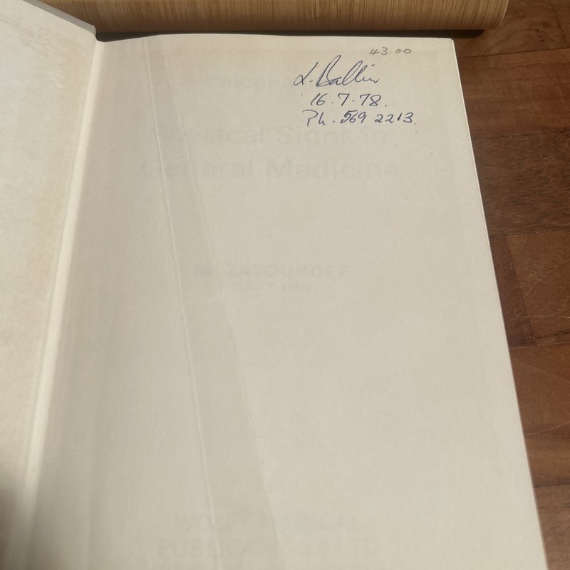Physical Signs In General Medicine Wolfe Medical Atlases 1976 (R5.3) gallery