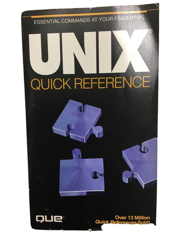 Que Quick Reference Ser.: UNIX Quick Reference by Ben Hunsberger (1994,…