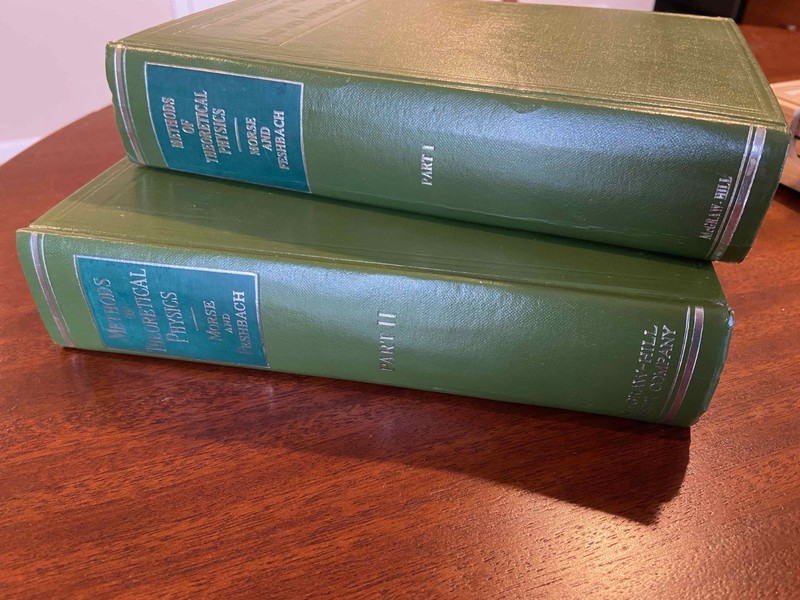 Methods of Theoretical Physics Both Volumes -Part I & II By Morse & Fresbach MIT