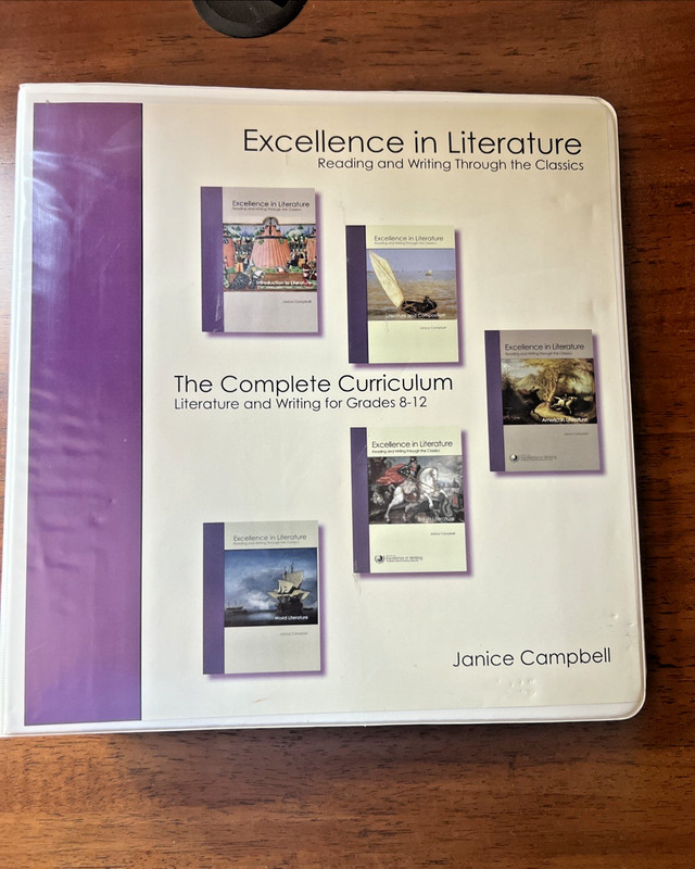 Excellence In Literature Complete Curriculum by Janice Campbell Homeschool