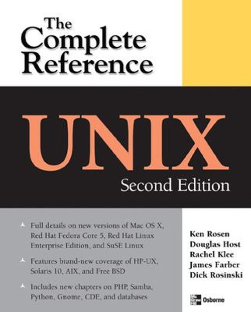 UNIX: the Complete Reference, Second Edition Perfect