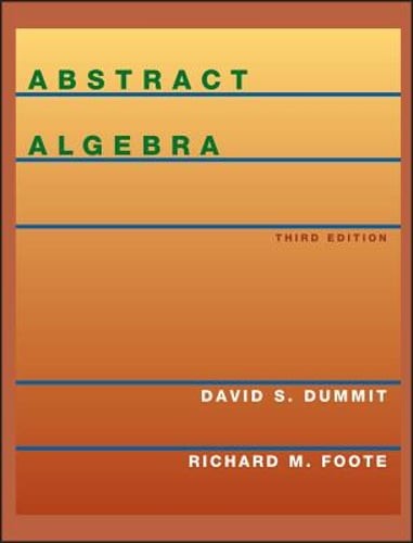 Abstract Algebra by David S Dummit: Used