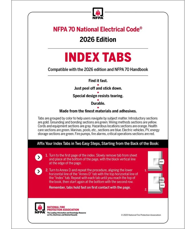 NEC Handbook 2026 NFPA 70 Hardcover + Index Tabs 2026 + Ugly 2026 gallery