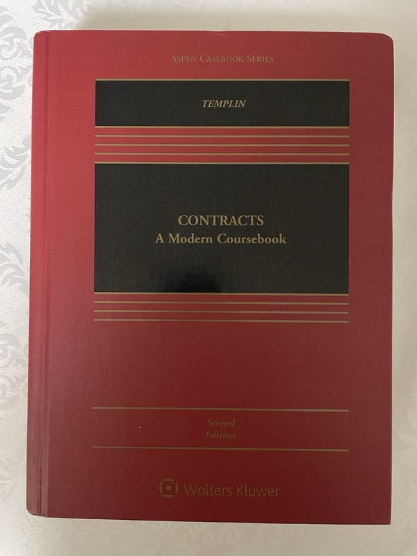 Aspen Casebook Ser.: Contracts : A Modern Coursebook by Ben Templin-2nd Ed. 2019