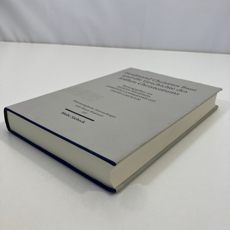 GERMAN Ferdinand Christian Baur Und Die Geschichte Des Fruhen Christentums HCDJ gallery