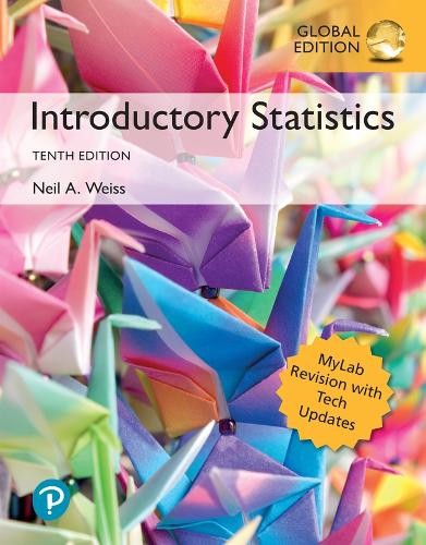 Introductory Statistics, Global Edition, Weiss, Neil