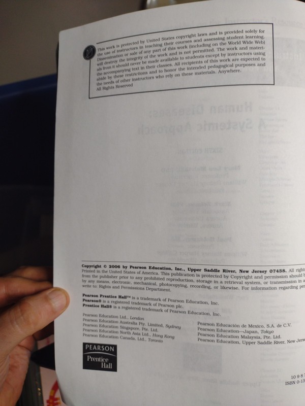 Human Diseases : 6th Ed Teacher's Manual W/CD Test Bank & Power Point VG Cond gallery