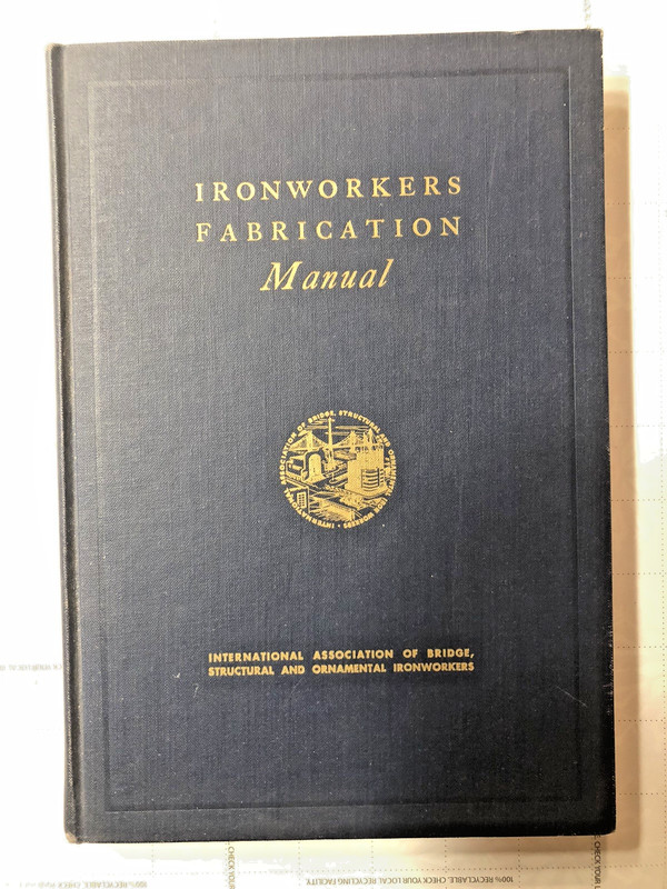 RARE Ironworkers Fabrication Manual 1957 Including Punch Hole Paper Manuals I-V gallery