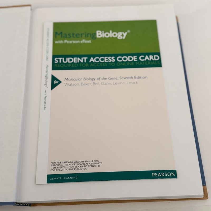 Molecular Biology of the Gene Seventh Edition Hardcover 2014 Watson Baker Bell gallery