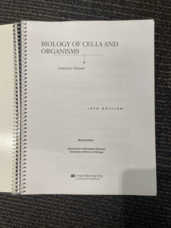 10th Edition Bios 110 Lab book By Michael Muller gallery