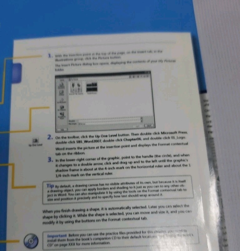 Microsoft Office 2007 Step by Step Paperback, Unused CD gallery